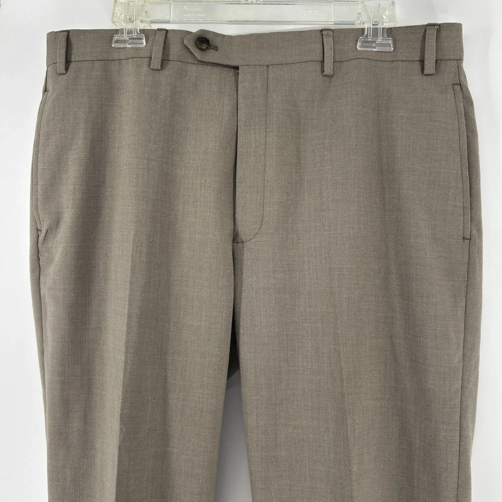 Michael Kors Dress Pants Men's 36 Beige Brown Tan Business Office Dad Profession